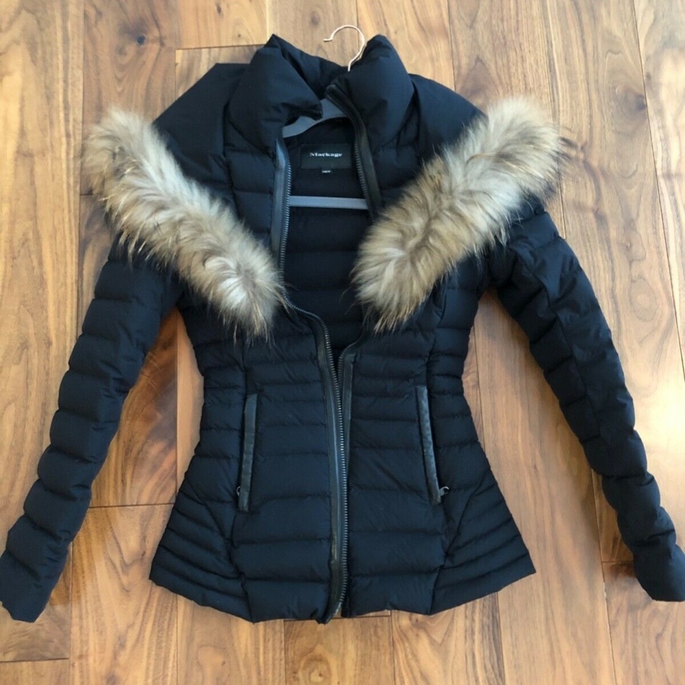 Mackage  Goose Down Jacket - Black XXS - Preowned -EUC